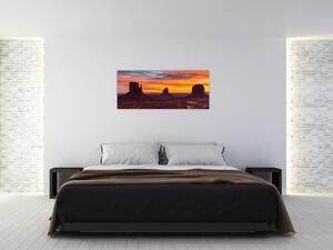 Kép - Emlékmű - völgy Arizonában (120x50 cm)