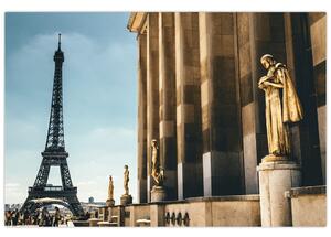 Kép a Trocader térről, Párizs (90x60 cm)