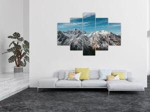 Havas csúcsok képe, Fiordland (150x105 cm)