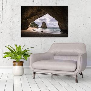 Barlang képe, Új-Zéland (90x60 cm)