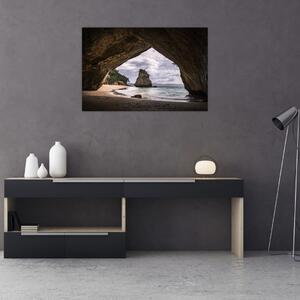 Barlang képe, Új-Zéland (90x60 cm)