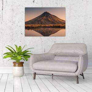 A Mount Taranaki visszaverődése, Új-Zéland (70x50 cm)