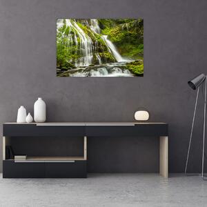 Kép - Vízesés, Wind River Valley (90x60 cm)