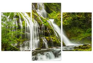 Kép - Vízesés, Wind River Valley (90x60 cm)