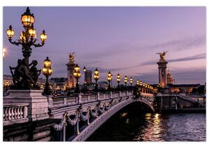 Kép - III. Sándor-híd. Párizsban (90x60 cm)