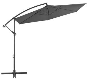 Antracitszürke konzolos napernyő alumíniumrúddal 300 cm (44509)