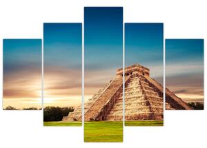 A híres maja emlékmű képe (150x105 cm)
