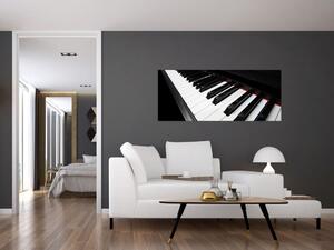 Zongora billentyű képe (120x50 cm)