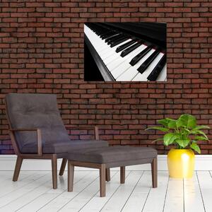 Zongora billentyű képe (70x50 cm)