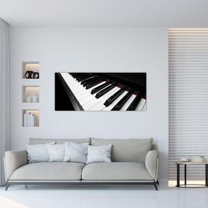 Zongora billentyű képe (120x50 cm)
