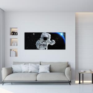 Kép - űrhajós az űrben (120x50 cm)