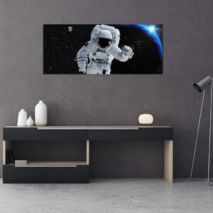 Kép - űrhajós az űrben (120x50 cm)