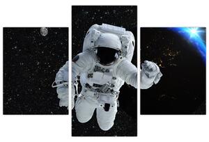 Kép - űrhajós az űrben (90x60 cm)