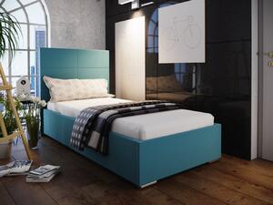 FLEK 4 egyszemélyes ágy 90x200 - kék