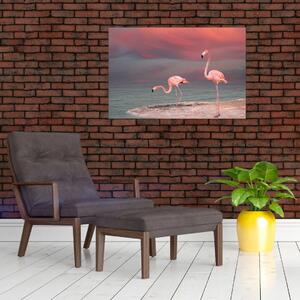 Flamingók képe (90x60 cm)