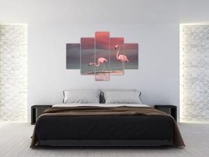 Flamingók képe (150x105 cm)