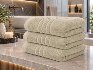 Comfort Maxi fürdőlepedő 100x200 cm krém, 100% pamut