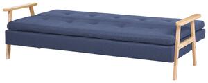 Kék kárpitozott kanapéágy TJORN