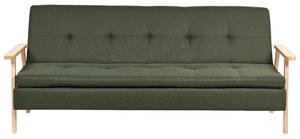 Zöld kárpitozott kanapéágy TJORN