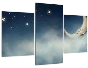 Kép - Hold csillagokkal (90x60 cm)