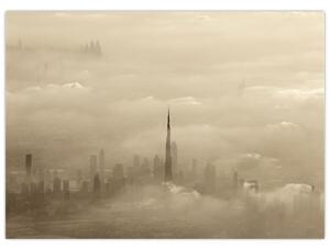 Egy város képe a felhőkben (70x50 cm)