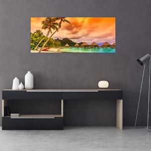 Kép - Bora Bora szigete (120x50 cm)