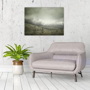 A vihar előtti táj képe (70x50 cm)