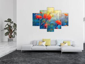 Kép - Narancssárga virágok (150x105 cm)