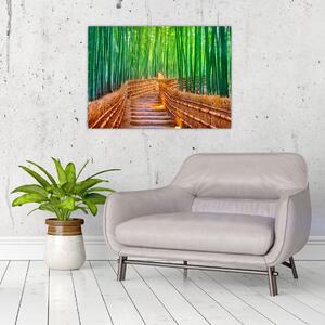 Kép - Japán bambusz erdő (70x50 cm)