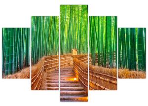 Kép - Japán bambusz erdő (150x105 cm)