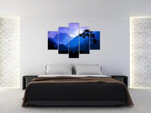 Kép - Éjszakai ég Nepálban (150x105 cm)