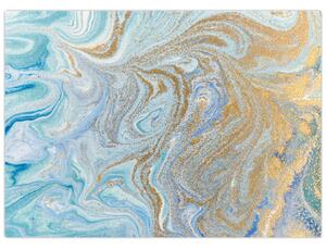 Kép - Kék márvány (70x50 cm)