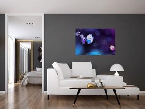 Kép - Pillangók a levendulán (90x60 cm)