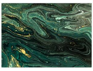 Kép - Zöld márvány (70x50 cm)