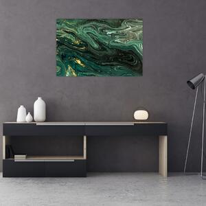 Kép - Zöld márvány (90x60 cm)