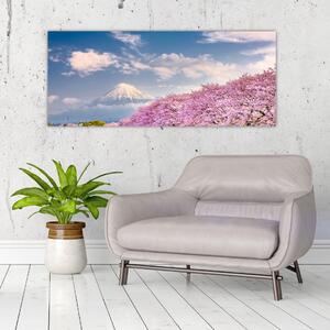 Kép - Japán tavaszi táj (120x50 cm)