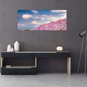 Kép - Japán tavaszi táj (120x50 cm)
