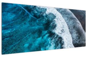 Kép - Hullámok a tengeren (120x50 cm)