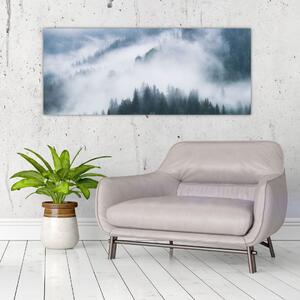 Kép - Fák a ködben (120x50 cm)