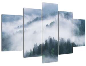 Kép - Fák a ködben (150x105 cm)