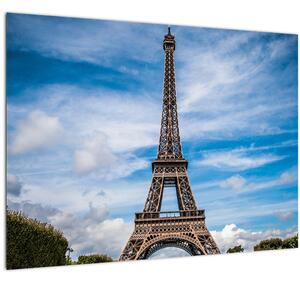 Kép - Eiffel torony (üvegen) (70x50 cm)