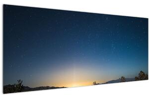 Kép - Éjszaki ég az út felett (120x50 cm)