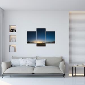 Kép - Éjszaki ég az út felett (90x60 cm)