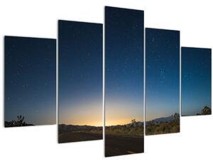Kép - Éjszaki ég az út felett (150x105 cm)