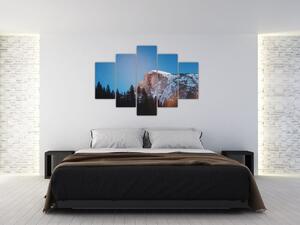 Kép - Éjszakai hegycsúcs (150x105 cm)