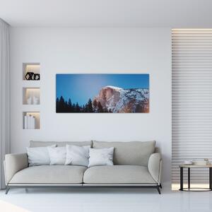 Kép - Éjszakai hegycsúcs (120x50 cm)