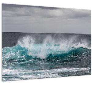 Kép - Hullámok az óceánban (üvegen) (70x50 cm)