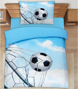 3D ágyneműhuzat Polycotton Futball labda 200x140cm+90x70cm TiaHome