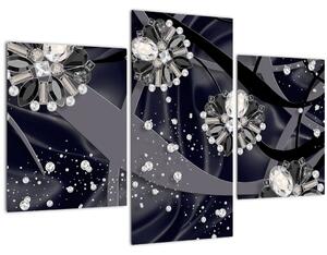 Kép - Gyémántok a térben (90x60 cm)
