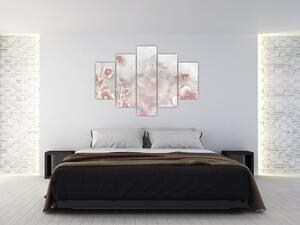 Kép - Rózsaszín virágok (150x105 cm)